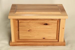 Hickory Wood Cremation Urn Wooden <b>Box</b> Urns <b>for</b> <b>Ashes</b> Adults Women Men - Product Image 2