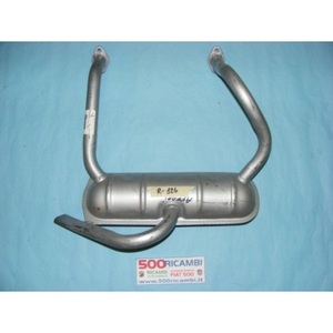 Sistema di Scarico Originale Generico per FIAT 500 R & 126 EPOCA, Marmitta Scarico per Motore 126, Sistema di Scarico Tuning - Product Image 1