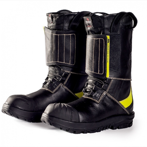 Botas de fuego Seguridad resistente al calor Botas protectoras de trabajo industrial ignífugas Punta de acero Antideslizante Impermeable aislado - Product Image 2