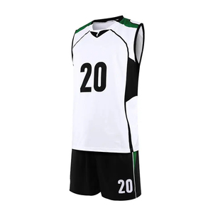 Conjunto de camiseta de voleibol personalizado de alta calidad para hombres OEM ODM venta al por mayor ropa deportiva Lisa poliéster - Product Image 5