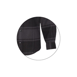 OEM diseño personalizado suave contraste Plaid franela bolsillo camisa manga larga hombres Vintage Casual franela camisas - Product Image 6