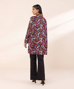 Meilleur design Chemise de pelouse arabe imprimée Robe d'été d'hiver imprimée numériquement Vêtements pour femmes Kurtis OEM Serviced - Product Image 3