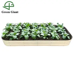 Huizhou Green Giant 11'' Tall 240x105x28cm Metal Modular Raised Garden Bed Kit 12in1