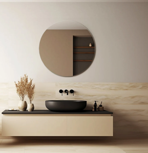 Espejo de pared redondo, sala de estar espejo para, espejo moderno, espejo de decoración de pared para decoración del hogar - Product Image 2