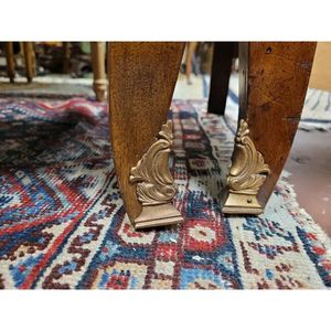 Elegant French Style Solid Mahogany <b>Bedside</b> Tables 2 Drawers | Handcrafted Assembled Customizable Bedroom Nightstands | Premium - Product Image 5