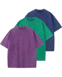 Camiseta de moda para mujer con cuello redondo de manga corta tela de algodón de estilo liso informal perfecta para el uso diario y al por mayor a granel - Product Image 3