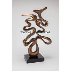 Aluminio estaño fundido 4 humanos diseño moderno Arte Creativo escultura hecha a mano MESA CENTRO DE MESA escultura decorativa de lujo - Product Image 4