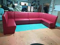 Cabine de restaurant de boîte de nuit en forme de U, meubles de salon de narguilé