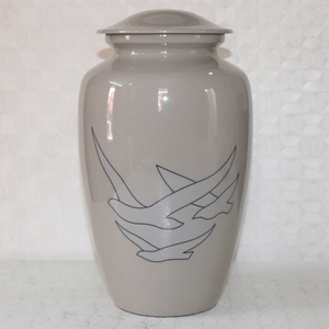 โกศโลหะทันสมัยพร้อมพิมพ์ด้วย UV เทคนิคการหล่อคุณภาพสูงสำหรับเก็บขี้เถ้า - Product Image 5