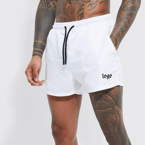 2025 New High Custom Plus Size Navy <b>White</b> <b>Mens</b> Swim Trunk Beach <b>Shorts</b> Solid Digital Printing Plain Dyed Breathable Eco-Friendly - Product Image 1