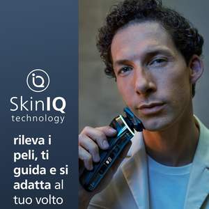 Système de rasage de précision, technologie intelligente, rasoir électrique rotatif, utilisation humide et sèche, tondeuse escamotable, station de nettoyage et de charge, IPX7 pour le corps - Product Image 2