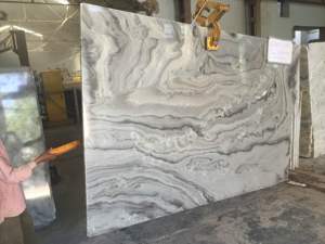 Diseño moderno R Granito blanco Superficie pulida - Product Image 3