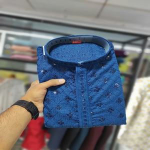 เรยอนสวยพร้อมเลื่อมและ lucknowi ทำงาน kurta ชุดนอนส่งออกทั่วโลกและผู้จัดจำหน่ายจากราคาต่ำสุด - Product Image 1