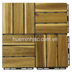 Tuile de terrasse en bois d'acacia-Meilleure vente Tuile de terrasse en bois d'acacia au design moderne 12 lattes DIY du Vietnam pour l'extérieur et l'intérieur - Product Image 2