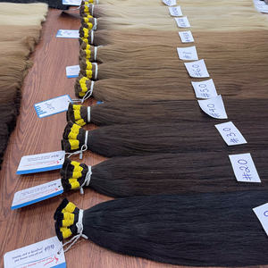 Extensions de cheveux humains vierges bruts vietnamiens 100% naturels, qualité supérieure, en vrac, 30 pouces, non traités, lisses, 100% couverture de couleur, 100g - Product Image 6