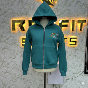 Collections de vêtements d'été de haute qualité à prix raisonnable avec logo de broderie personnalisé Active Wear Nouveau style de sweats à capuche à fermeture éclair - Product Image 3