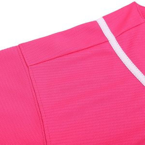 Maillot de baseball rose à manches courtes unisexe pour adulte, couleur unie, boutons sur le devant, respirant, en polyester, vêtements de sport - Product Image 6