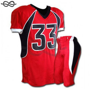 Équipe personnalisée polyester fait football américain sublimation chemises et pantalons conception maillot de football américain uniforme de football - Product Image 3
