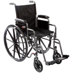 Compact Folding <b>Wheelchair</b> with Quick Release Rear Wheels, Easy Carry Design <b>for</b> <b>Travel</b>, Clinic, Rehabilitation and Daily - Product Image 6