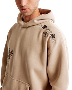 Sweat-shirts à capuche brodés de haute qualité, streetwear, décontractés, dernier design, fabricants, sweat-shirts personnalisés pour hommes - Product Image 4