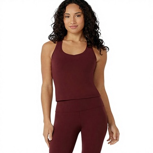 Soutien-gorge de sport premium pour femme, extensible, sans couture, haut de sport court, maintien élevé, pour yoga et entraînement, vêtements de sport - Product Image 1