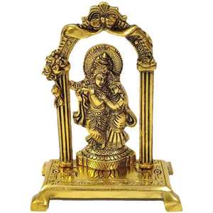 New Jaipur Handicraft Metal <strong>Radha</strong> <strong>Krishna</strong> Statue Decorative Showpiece God Idol for Home or Office - Product Image 1