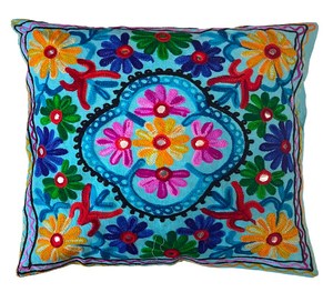 ปลอกหมอนอิง kashmiri, ปลอกหมอนอิงผ้าวูล suzani, ปลอกหมอนอิงลายโบฮีเมียน Takiya - Product Image 5