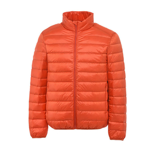 Doudoune Homme Ultra Légère, Veste d'Hiver Coupe-Vent Chaude à Col Montant, Parka Matelassée Légère - Product Image 5
