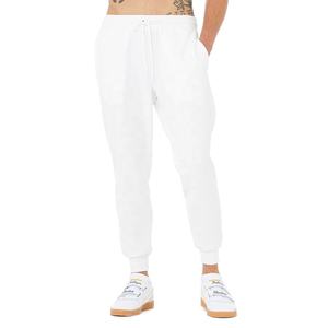 Unisex High-Waist Jogger Sweatpants Custom Logo Casual <b>Fleece</b> <b>Pants</b> with Canvas Fabric Men's French Terry Style - Product Image 2
