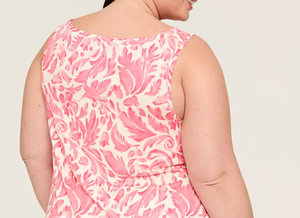 Camiseta Casual sin Mangas con Estampado Floral Personalizada para Mujer de Talla Grande, Alta Calidad, OEM/ODM, Venta al por Mayor, Ropa para Mujer, Proveedores de Ropa - Product Image 3