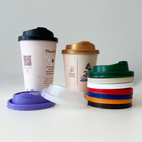 Gobelets à café jetables compostables à double paroi Allwin Packfactory de 10 oz, 12 oz et 16 oz pour les torréfacteurs de café de quartier