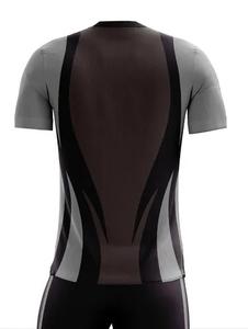 Ropa de calle informal para hombre, ropa deportiva personalizada de algodón/poliéster, camiseta con impresión digital de tela tejida por sublimación corta - Product Image 4