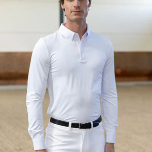 Camisa de Manga Larga para Hombre, Transpirable, Profesional, para Equitación, Ligera, Elástica, Ropa de Montar a Caballo, Servicio OEM - Product Image 5