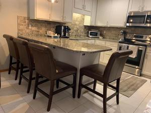 Tabouret de Bar de comptoir en bois de microfibre de haute qualité Design de luxe moderne Durable pliable vente chaude maison salle à manger extérieure sous-sol - Product Image 5