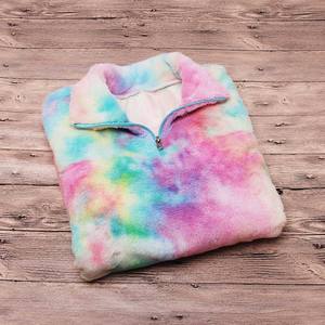 Sudadera con Capucha <span class=keywords><strong>de</strong></span> Felpa Tie Dye para Mujer, Camiseta Worm DOM1356 - Product Image 5