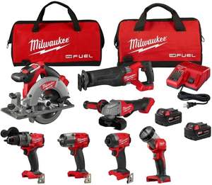 Kit combiné sans fil de qualité supérieure Milwaukeess M18 FUEL 18V Lithium-Ion Brushless - Product Image 1