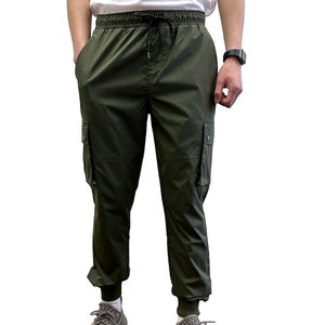 Pantalons et pantalons pour hommes de qualité supérieure Pantalons cargo Pantalons d'extérieur à taille élastique Pantalons décontractés à poches multiples pour hommes - Product Image 4
