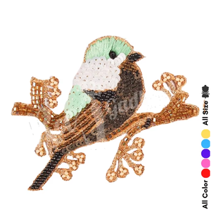 Rajghdia Wide Variety Embroidery <b>Patches</b> with Beads for Garment Decoration Stylish Handmade <b>Patch</b> Designs - Product Image 4