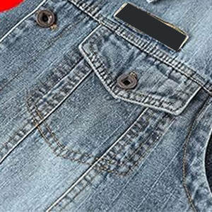 Hecho en Pakistán Nuevo estilo Bajo MOQ Hombres Jeans Chaleco Secado rápido Tamaño adulto Último color Hombres Jeans Chaleco - Product Image 5