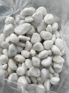 Pierre de galets blanche neige style oeuf pierre pour jardin - Product Image 6