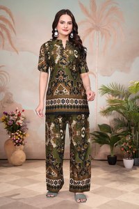 NUEVO JUEGO DE CORDONES IMPRESOS DIGITALES PARA OFICINA Y FIESTA SOLO PARA NIÑAS JUEGO DE CORDONES ETHENIC WEAR NO DUPATTA - Product Image 3