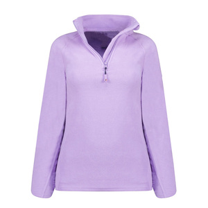 Chaqueta de Forro Polar Clásica Ligera de Corte Holgado para Invierno con Cierre de Cremallera de Cuarto para Mujer, Cómoda, Suave, Cálida y de Corte Moderno - Product Image 2