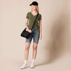 Camiseta de Verano para Mujer, Suave, Fresca, Talla Grande, Fluida, Relajante, Elástica, Transpirable, Ecológica, Ajustada, Sensación Suave - Product Image 4