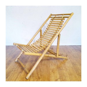 Sillas plegables de bambú Boho Beach Seaside sillas plegables portátiles seleccionadas para acampar al aire libre - Product Image 1