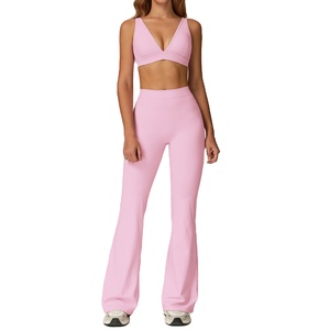 Ensemble de vêtements de sport de haute qualité pour femme, ensemble de leggings de sport, vêtements de sport pour femme, ensemble de vêtements de yoga en deux pièces - Product Image 1