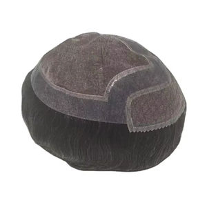 Perruque en cheveux naturels 100% humains, mono front lace, toupet, patchs, prothèse capillaire, Taz Hair BD, haute qualité - Product Image 1