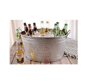 Elegant large copper ice <b>bucket</b> with antique appeal for homes parties weddings and top notch drink presentation purposes - Product Image 6