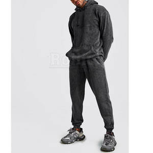 Survêtement lavage à l'acide pour hommes, personnalisé, vêtements de Jogging, bon marché, prix, survêtement - Product Image 5