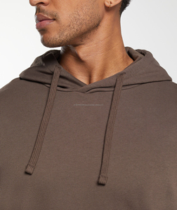 Nouveauté 2026 – Sweat-shirts oversize pour hommes en coton mélangé respirant, basiques avec tissage crocheté ajustable pour l'hiver - Product Image 6