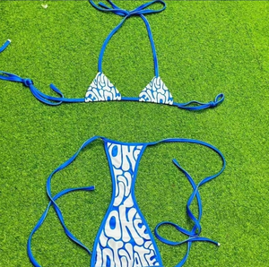 00% High Quality Customizable Bikini Set 2-Piece Swim and Beach Wear Front-Tie Design OEM Manufacturer Service - Product Image 2